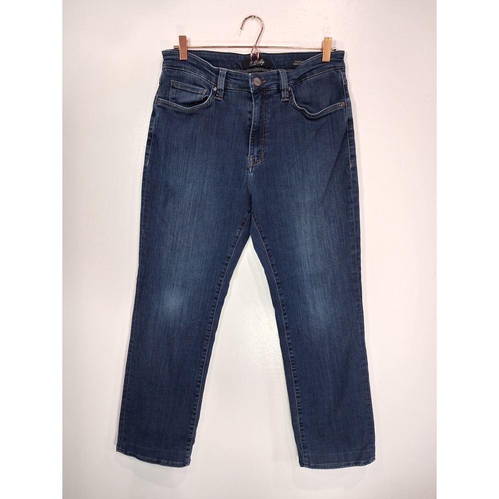 34 Heritage Charisma Comfort Rise Classic Straight Leg Jeans Dark Wash 34x30